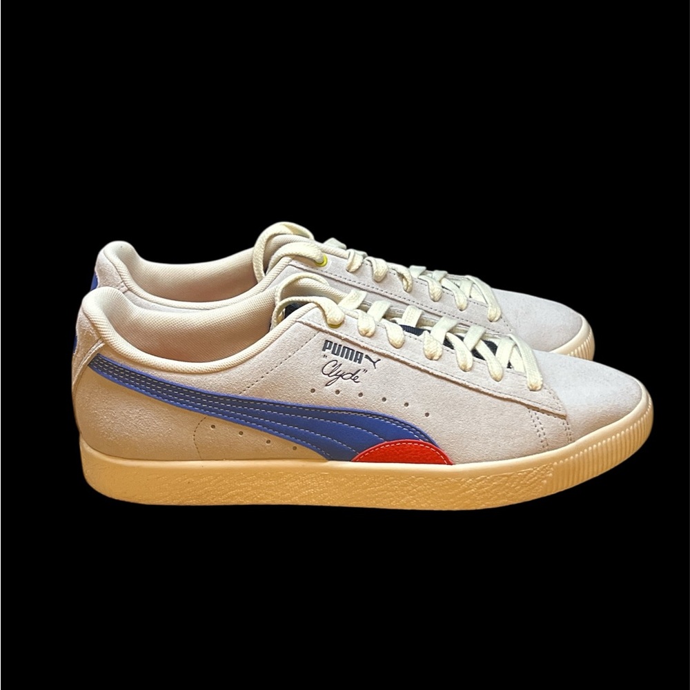 Size 11 - Puma Clyde TM - glacial gray-royal sapphire 392140-01 brand new no box